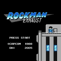 Rockman Exhaust Title Screen